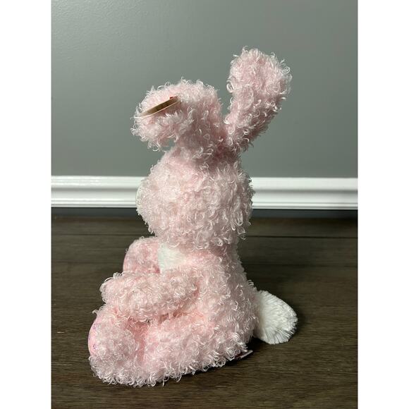 Vintage TySilk 2005 Eggsworth the Pink Easter Bunny Plush - Picture 3 of 6
